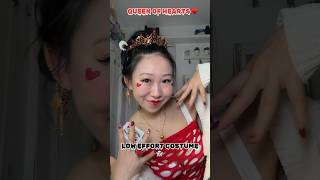 Queen Of Hearts Low Effort Halloween Costume Makeup