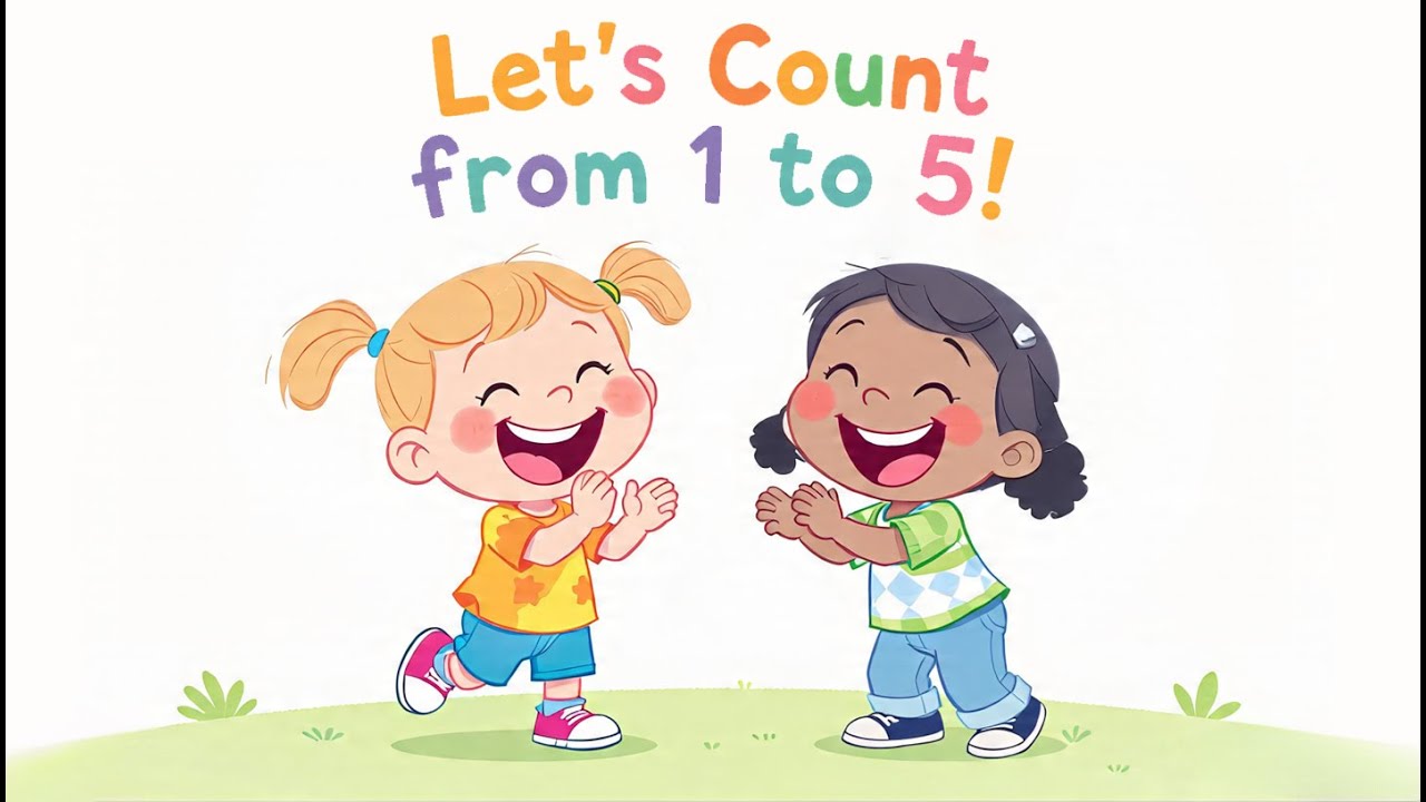 Let’s Count from 1 to 5! | Fun Learning Song for Toddlers | Numbers Song for Kids