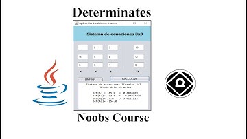 Interfaz para resolver sistemas de ecuaciones lineales 3x3 por determinantes con Java | Súper fácil