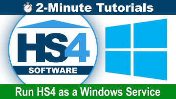 Running HS4 as a Windows Service - Installation