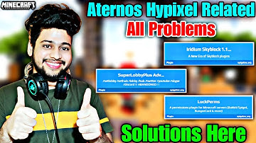 Hypixel Server Related Problems Solutions | Luckperms Aternos | Hypixel Skyblock | Superlobby Plus