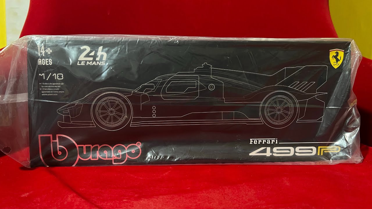 Historic: Unboxing a 1/18 Ferrari 499P by Bburago (Special Edition)
