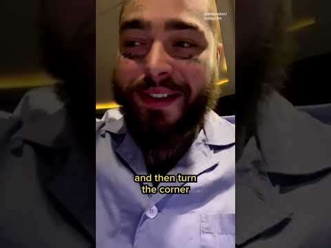 #PostMalone Falls Through The Stage