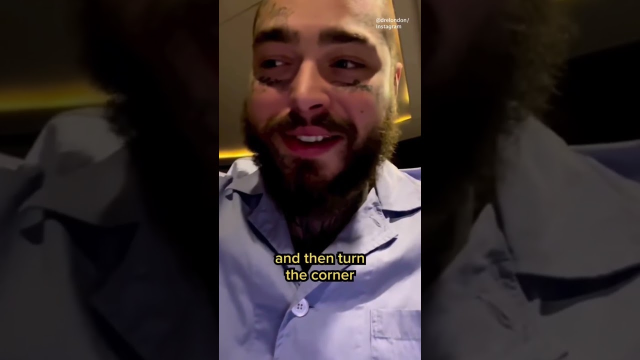 #PostMalone Falls Through The Stage