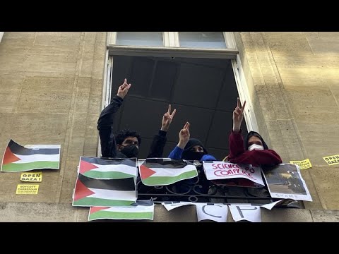 Estudiantes propalestinos ocupan un campus universitario de París
