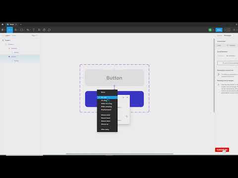 How to Create a Hover Button in Figma | Interactive Hover Effect | Figma Tutorial
