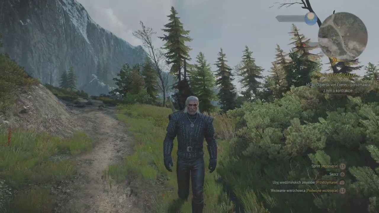 Wiedźmin Geralt wraca z Kaer Trolde