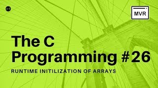 Runtime Initilization of Arrays [26]