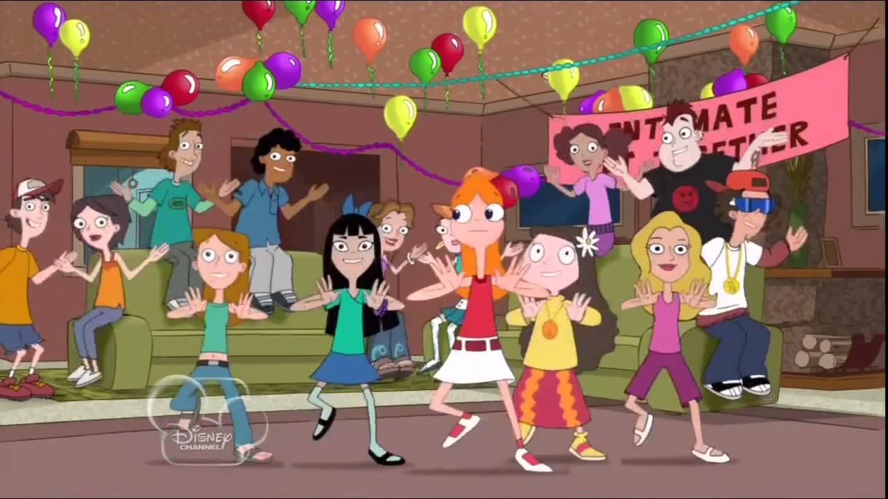 Phineas And Ferb Intimate Get Together Candace Party Lyrics Hd Youtube