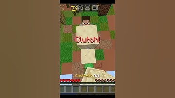 Block clutch on zeqa #minecraft #gaming #zeqa #clutch #server  #shorts #viralshorts