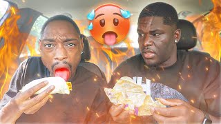 Putting The World's Hottest Chip In My Hood Friend Food!