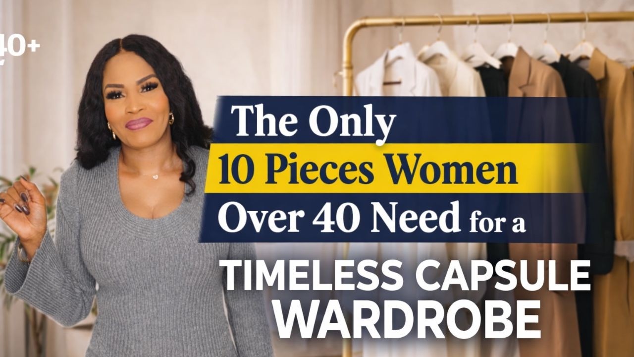 The Only 10 Pieces You Need After 40 | Timeless Capsule Wardrobe