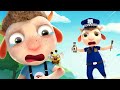 Policeman Saves Tommy from Bees | Cartoon for Kids | Dolly and Friends