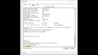 Cisco exit command Profile