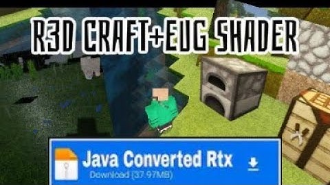 R3D CRAFT + EUG SHADERS//JAVA LIKE TEXTURES