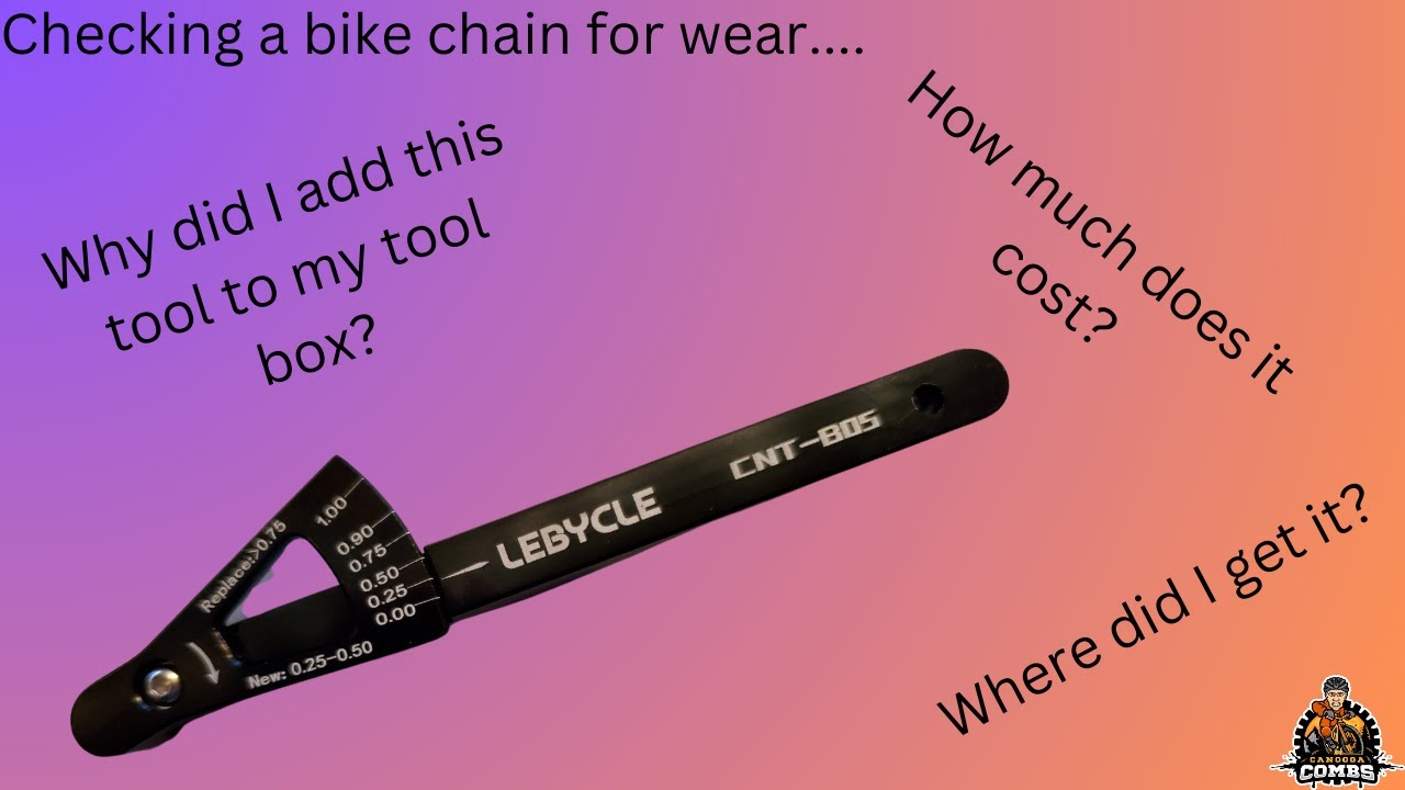 MTB and EMTB chain checker tool--knowing the exact amount of chain wear!