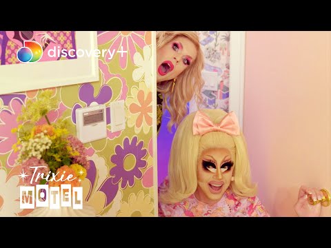 Trixie Shows Katya Around the Motel | Trixie Motel | discovery+