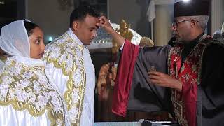 Ethiopian Orthodox church wedding Daniel & Yordanos part 1