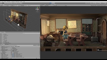 Pre-Rendered background custom character test unity