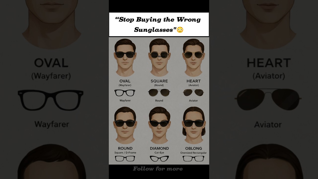 "Stop Buying The Wrong Sunglasses"😳