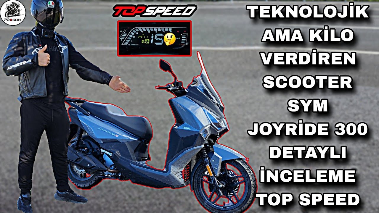 SYM JOYRİDE 300 İNCELEME & TİTREŞİMDEN KİLO VERDİRİR !.. ABS-TCS-ANAHTARSIZ ÇALIŞTIRMA VS DOLU DOLU