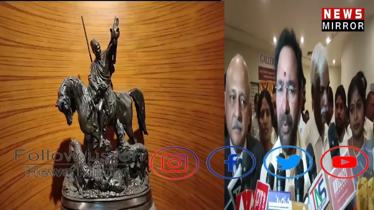 UNION MINISTER G. KISHAN REDDY INUGRATED 2BLOCKS IN SALARJUNG MESEUM AND EUROPEAN MARBLE GALLERY.