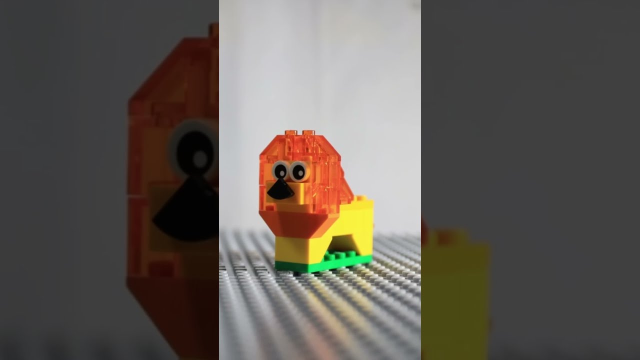 Lego classic 11013 lion stop motion 