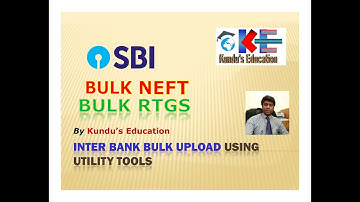 # SBI INTER BANK BULK UPLOAD#