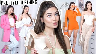 HUGE SPRING PRETTY LITTLE THING CLOTHING TRY ON HAUL! AD