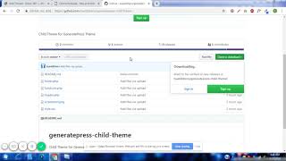 Install GeneratePress Theme & Child Theme
