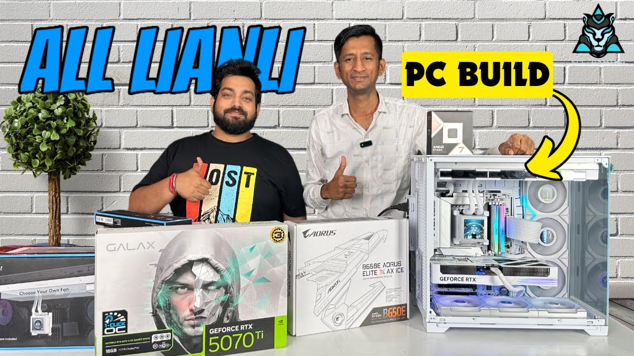 All white Lian li build - made for gamers - YouTube