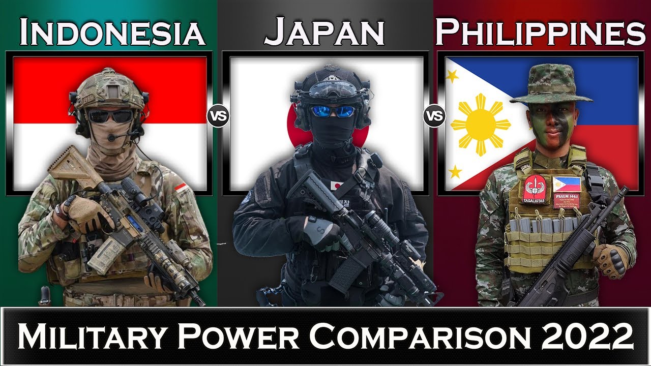 Indonesia vs Japan vs Philippines Military Power Comparison 2022