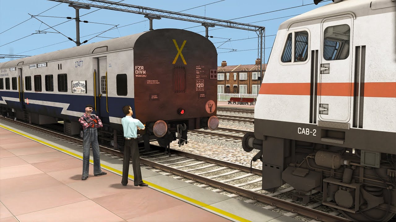 SHUNTING DUTY OF JAN SHATABDI WITH WAP 7 | Train Simulator 2025