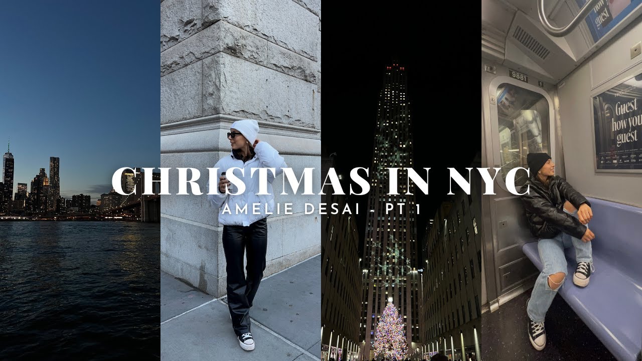 CHRISTMAS IN NEW YORK CITY: balance on vacation, dealing with food guilt, + exciting announcement
