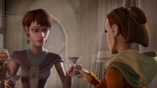 Senators of the Clone Wars: Onaconda Farr and Mina Bonteri