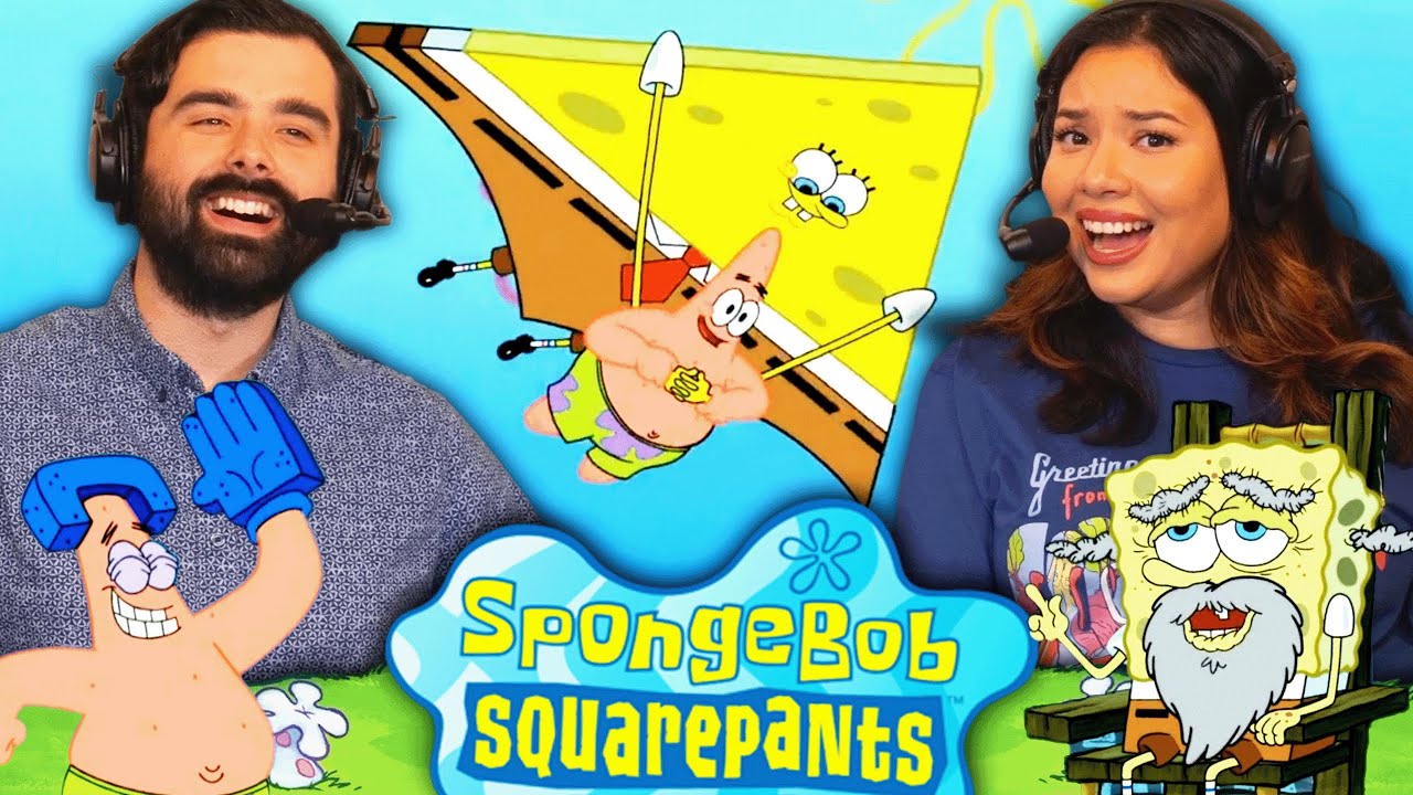 We Watched SPONGEBOB SEASON 7 EPISODE 17 AND 18 For the FIRST TIME! THE GREAT PATTY CAPER