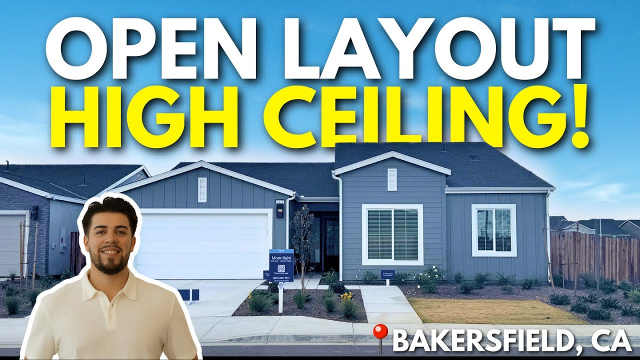 Осмотр совершенно нового просторного дома в Бейкерсфилде, Калифорния!! | 492 000 долларов США