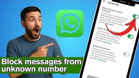 How to Block Messages from Unknown numbers on WhatsApp (2025) | Block Unwanted Messages on WhatsApp