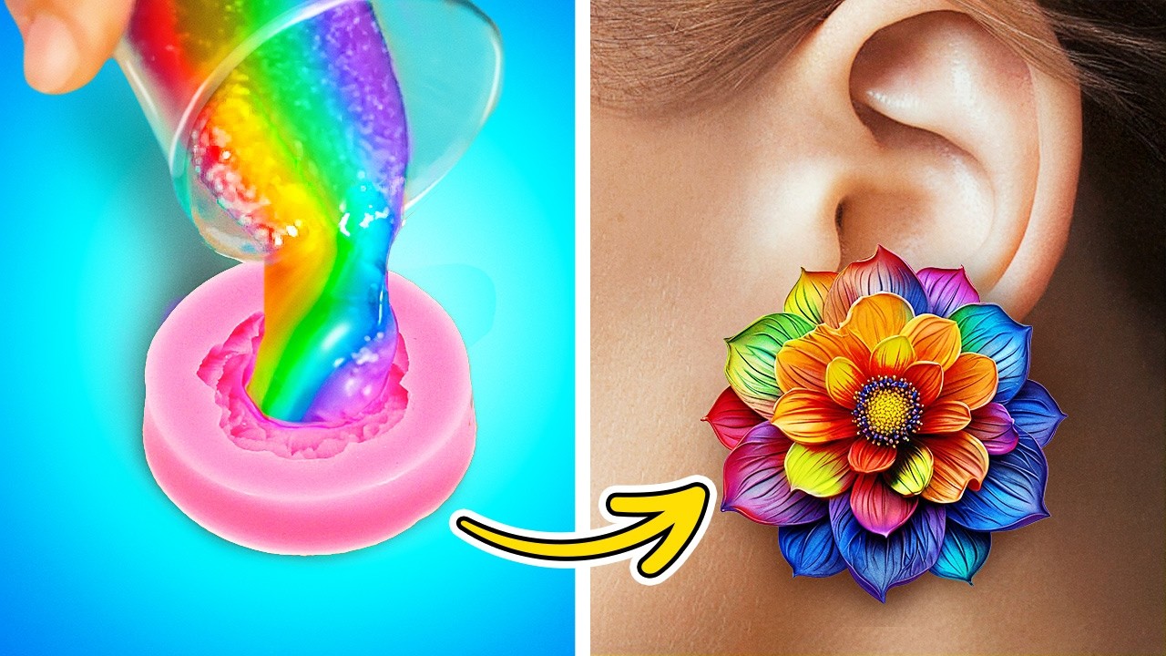 CUTE EPOXY RESIN AND 3D PEN JEWELRY ||Tiny Items With Epoxy Resin For ...