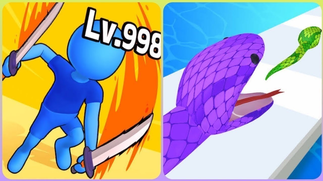 Snake Rushing Max Levels solo leveling vs snake rush 🦠🦠🦠Walkthrough Android IOS ...
