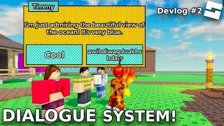 Working NPC Dialogue System with Choices | Roblox Studio Devlog #2