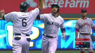 CIN@MIL: Braun laces a solo dinger to center