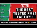 The BEST Tested FM21 Tactic!!! A COLOSSUS TACTIC | Best FM21 Tactics