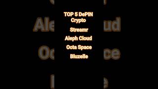 TOP 5 DePIN Crypto #crypto