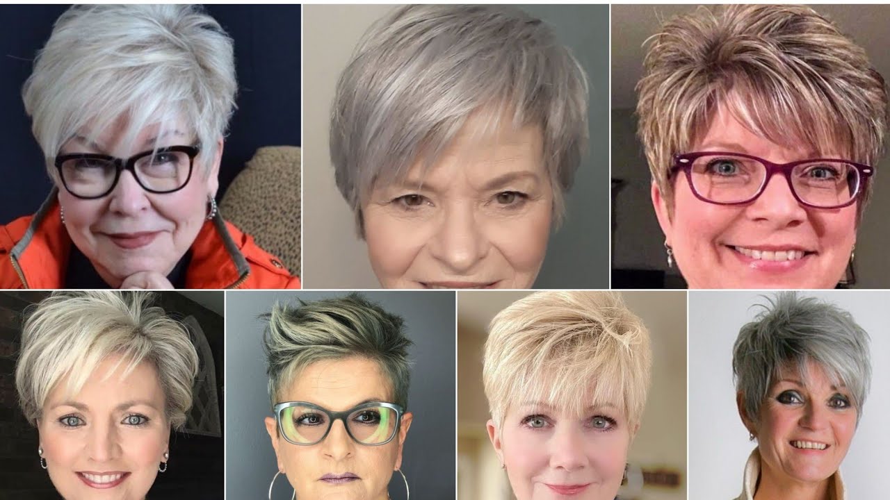 40 Short Spiky Haircut For Woman Over 60, 2023 || Women beauty Crack ...