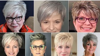 40 Short Spiky Haircut For Woman Over 60,  2023 || Women beauty Crack