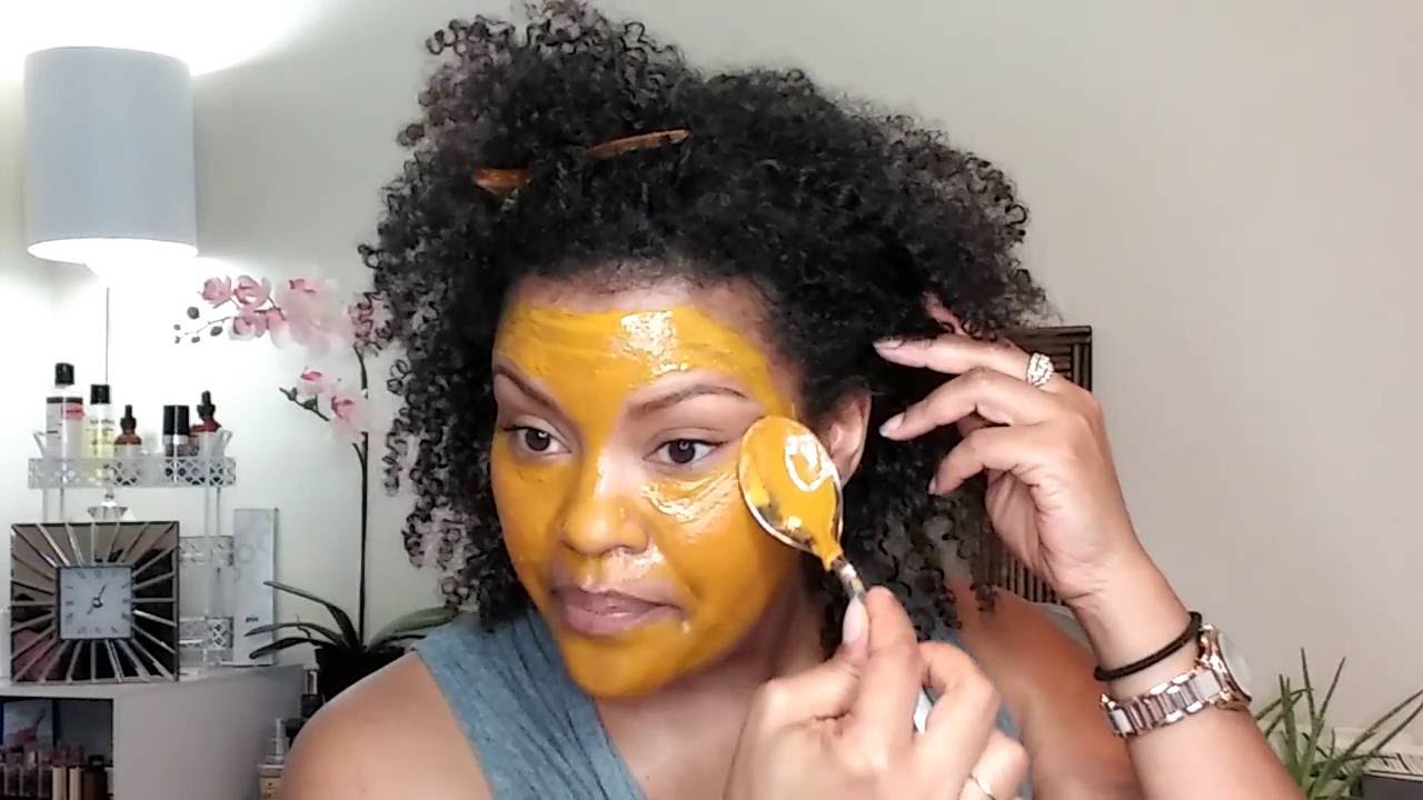 DIY ANTI-AGING TURMERIC FACE MASK FOR ROSACEA, ACNE, DARK CIRCLES OILY SKIN and GLOWING SKIN