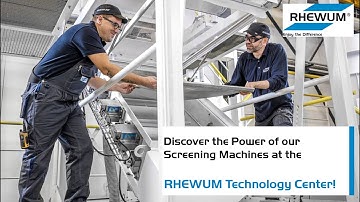Discover the Power of Rhewum Screening Machines at our Technology Center!