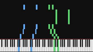 James Scott - Evergreen Rag | Piano Visualization