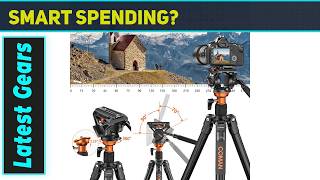 COMAN Camera Tripod with Fluid Head – Best Lightweight Compact Tripod for Photography